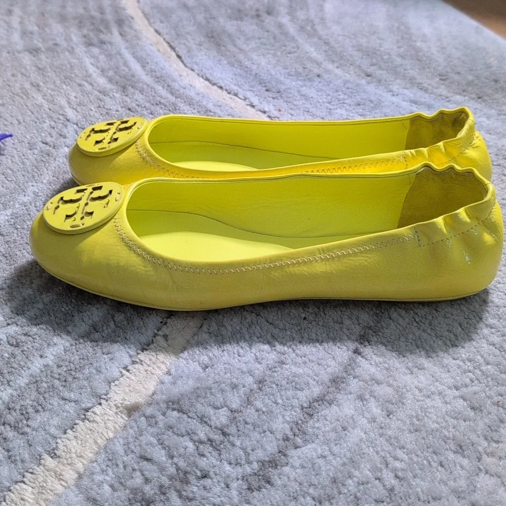 Tory Burch Leather Flats - Picture 2 of 7